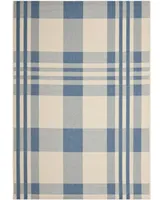 Safavieh Courtyard CY6201 Beige and Blue 9' x 12' Outdoor Area Rug