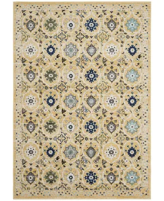 Safavieh Evoke EVK210 Gold and Ivory 4' x 6' Area Rug