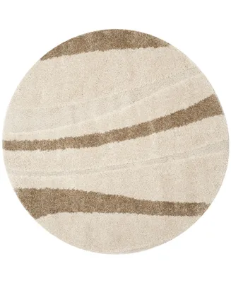 Safavieh Florida Shag SG451 5' x Round Area Rug