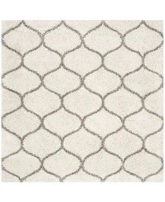 Safavieh Hudson SGH280 Ivory and Gray 5' x 5' Square Area Rug