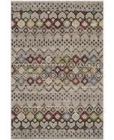 Safavieh Amsterdam AMS108 Light Gray and Multi 5'1" x 7'6" Sisal Weave Outdoor Area Rug