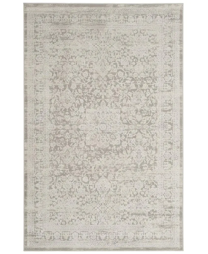 Safavieh Princeton PRN712 Gray and Beige 9' x 12' Area Rug