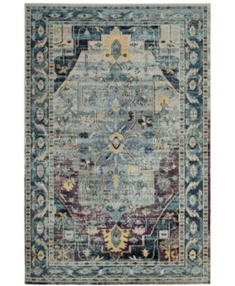 Safavieh Crystal Crs503 Teal Purple Area Rug Collection