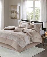 Madison Park Ava Jacquard Chenille 7-Pc. Comforter Set