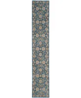 Safavieh Vintage Persian VTP469 Turquoise and Multi 2'2" x 6' Runner Area Rug