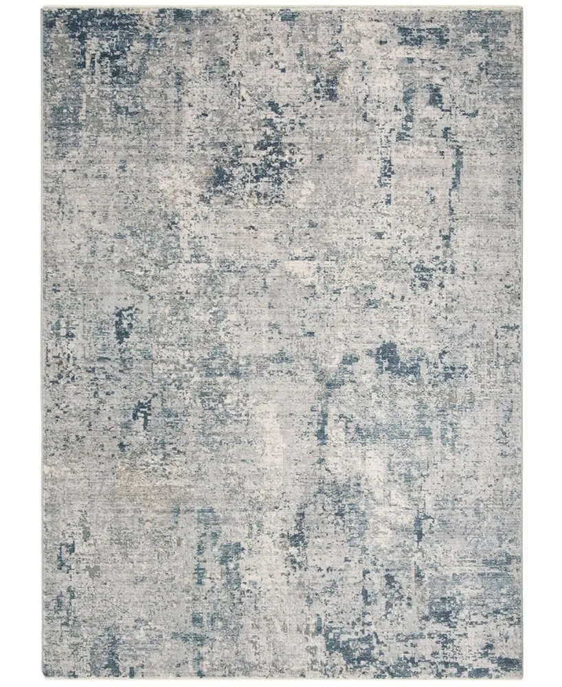 Safavieh Winston WNT355 Gray and Blue 4' x 6' Area Rug