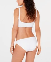 Michael Michael Kors Lace Up Bikini Top Bottoms