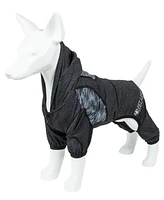 Pet Life Active 'Pawsterity' Performance Two Toned Full Bodied Hoodie