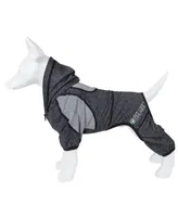 Pet Life Active 'Fur-Breeze' Performance Two Toned Full Bodied Hoodie