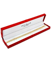 Italian Gold Men's Miami Cuban Link 8-1/2" Bracelet (7mm) in 10k Gold