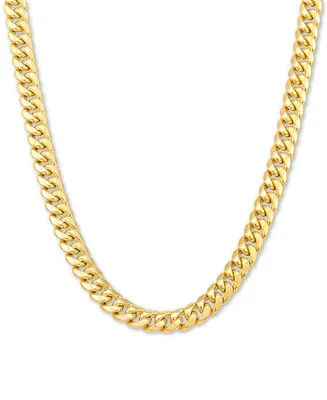 Italian Gold Miami Cuban Link 20" Chain Necklace (6mm) in 10k Gold