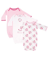 Luvable Friends Baby Girls Cotton Gowns