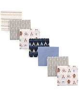 Luvable Friends Baby Boy Cotton Flannel Receiving Blankets