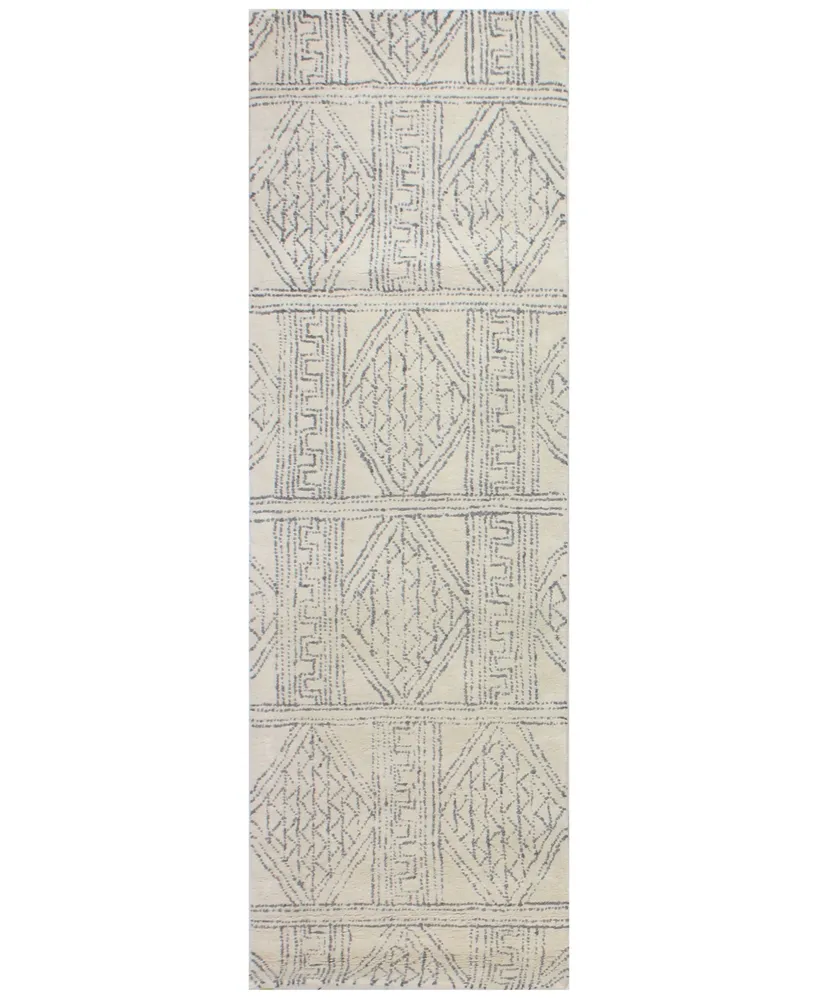 Bb Rugs Veneto CL145 2'6" x 8' Runner Area Rug