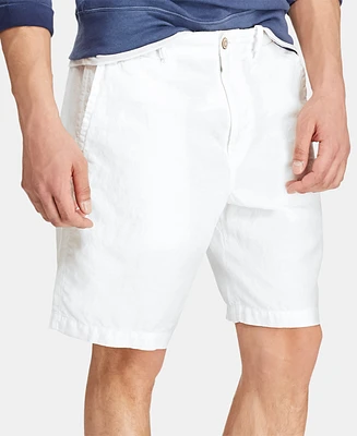 Polo Ralph Lauren Men's 8.5" Straight-Fit Linen Cotton Chino Shorts