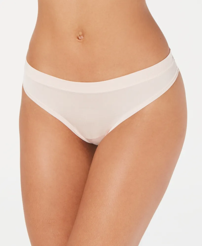 Yummie Seamless Lace Thong, Almond, Size M/L, from Soma