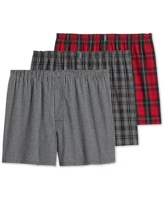 Jockey Men's 3-Pack Woven Boxers