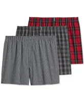 Jockey Men's 3-Pack Woven Boxers