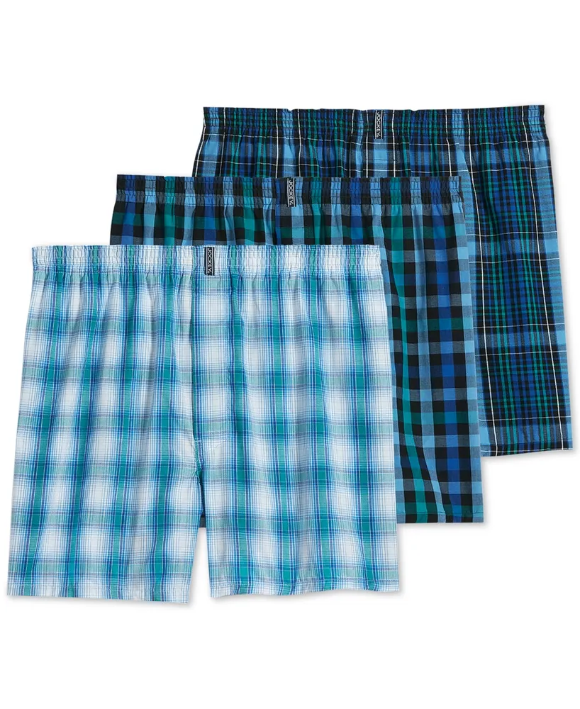 Jockey Men's 3-Pack Woven Boxers