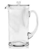 TarHong Cordoba Pitcher with Lid, Clear, 78 oz., Premium Plastic