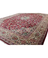 Bb Rugs Sarouk 625428 Red 9'6" x 12'10" Area Rug