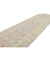 Bb Rugs Mansehra 609025 Mauve 2'8" x 10'10" Runner Area Rug