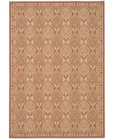 Safavieh Courtyard CY5149 Rust and Sand 2'7" x 5' Outdoor Area Rug