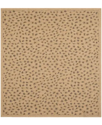 Safavieh Courtyard CY6104 Natural and Gold 6'7" x 6'7" Square Outdoor Area Rug