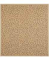 Safavieh Courtyard CY6104 Natural and Gold 6'7" x 6'7" Square Outdoor Area Rug