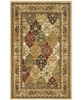 Safavieh Lyndhurst LNH221 Multi and Black 2'3" x 4' Area Rug