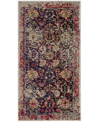 Safavieh Monaco MNC206 Gray and Multi 3' x 5' Area Rug