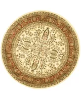 Safavieh Lyndhurst LNH214 Ivory and Rust 10' x 10' Round Area Rug