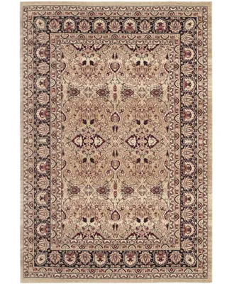 Safavieh Lavar Kerman LVK620 Cream and Navy 4' x 6' Area Rug