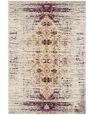 Safavieh Monaco MNC209 Ivory and Pink 4' x 5'7" Area Rug