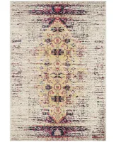 Safavieh Monaco MNC209 Ivory and Pink 4' x 5'7" Area Rug