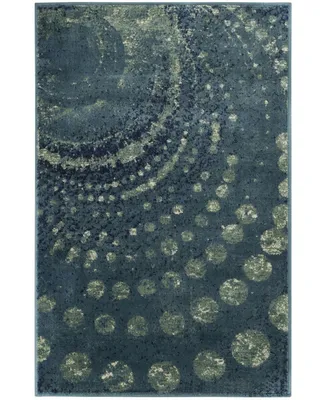 Safavieh Constellation Vintage CNV749 Turquoise and Multi 2' x 3' Area Rug