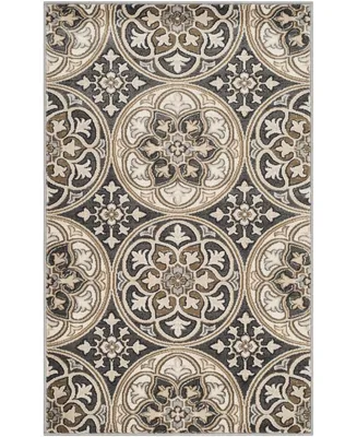 Safavieh Lyndhurst LNH341 Light Gray and Beige 3'3" x 5'3" Area Rug