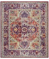 Safavieh Claremont CLR664 Purple and Coral 9' x 12' Area Rug