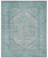 Safavieh Adirondack 108 Light Gray and Teal 8' x 10' Area Rug