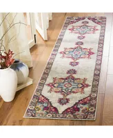 Safavieh Merlot MER108 Cream and Multi 2' x 8' Runner Area Rug