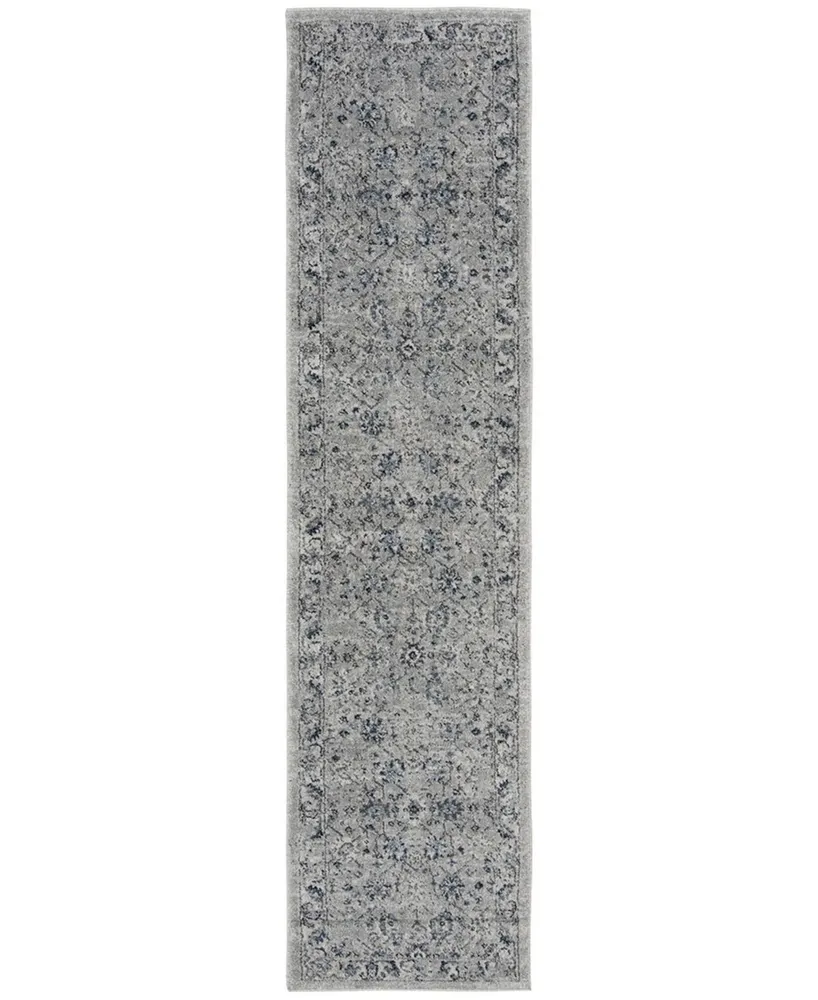 Safavieh Charleston CHL413 Grey and Dark Grey 2' x 8' Runner Area Rug