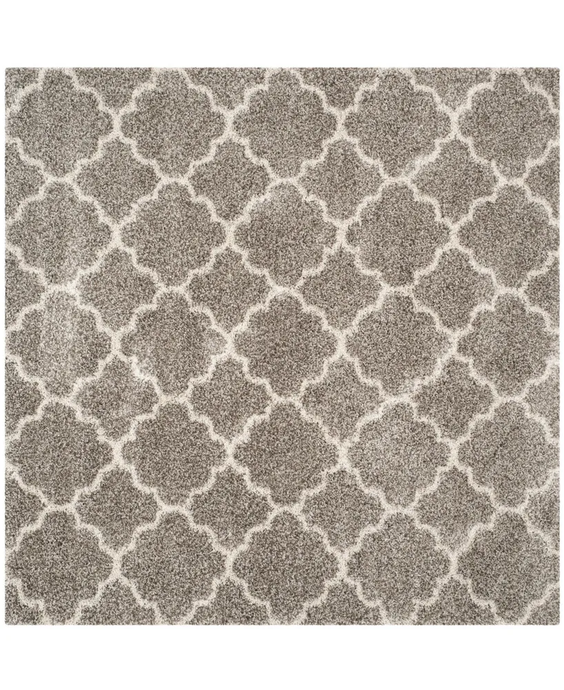 Safavieh Hudson SGH282 Gray and Ivory 5' x 5' Square Area Rug