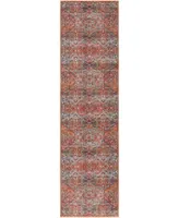 Safavieh Vintage Persian Aqua and Orange 2'2" x 8' Runner Area Rug