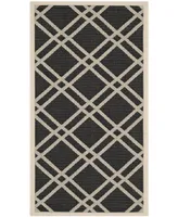 Safavieh Courtyard CY6923 and Beige 2'7" x 5' Sisal Weave Outdoor Area Rug