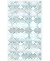 Safavieh Paradise PAR641 Ivory and Turquoise 3' x 5' Area Rug