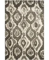 Safavieh Porcello PRL7736 Ivory and Dark Gray 6' x 9' Area Rug