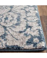 Safavieh Sofia SOF381 Blue and Beige 5'1" x 7'7" Area Rug