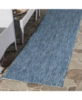 Safavieh Courtyard CY8520 Navy 2'3" x 8' Runner Outdoor Area Rug