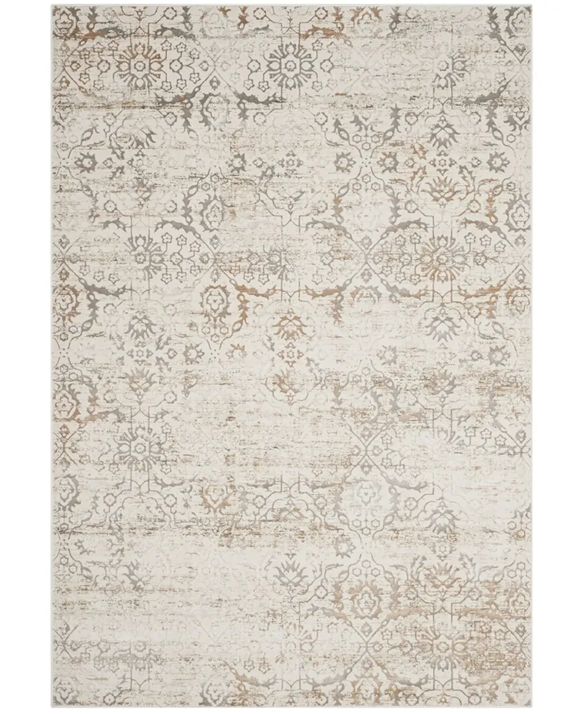 Safavieh Artifact ATF237 Gray and Cream 5'1" x 7'6" Area Rug