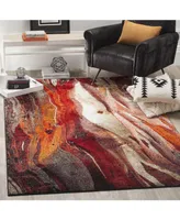 Safavieh Glacier GLA126 Red and Multi 5'3" x 7'6" Area Rug